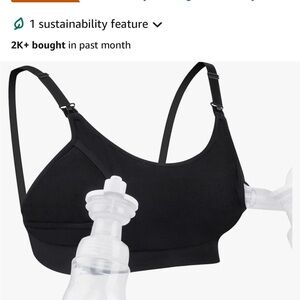 Black Nursing Bra